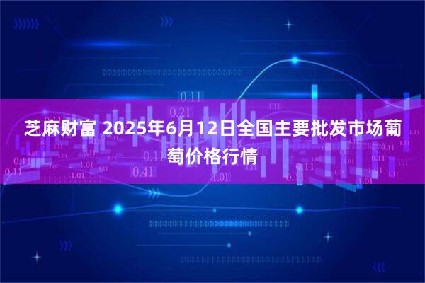 芝麻财富 2025年6月12日全国主要批发市场葡萄价格行情